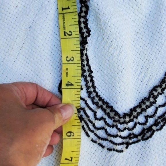 Vintage Beaded bib - Picture 5 of 7